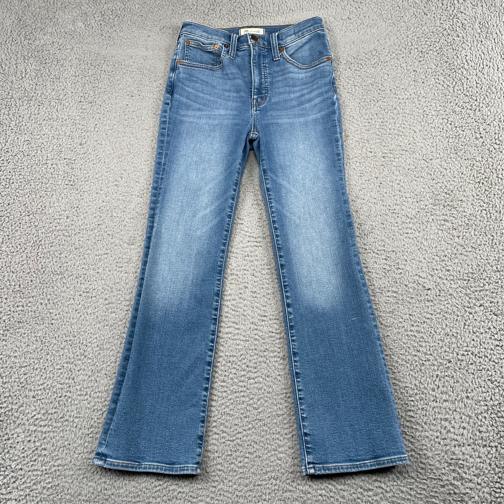 Madewell Jeans Womens 25 Blue Cali Demi-Boot High-Rise Stretch Denim Pants